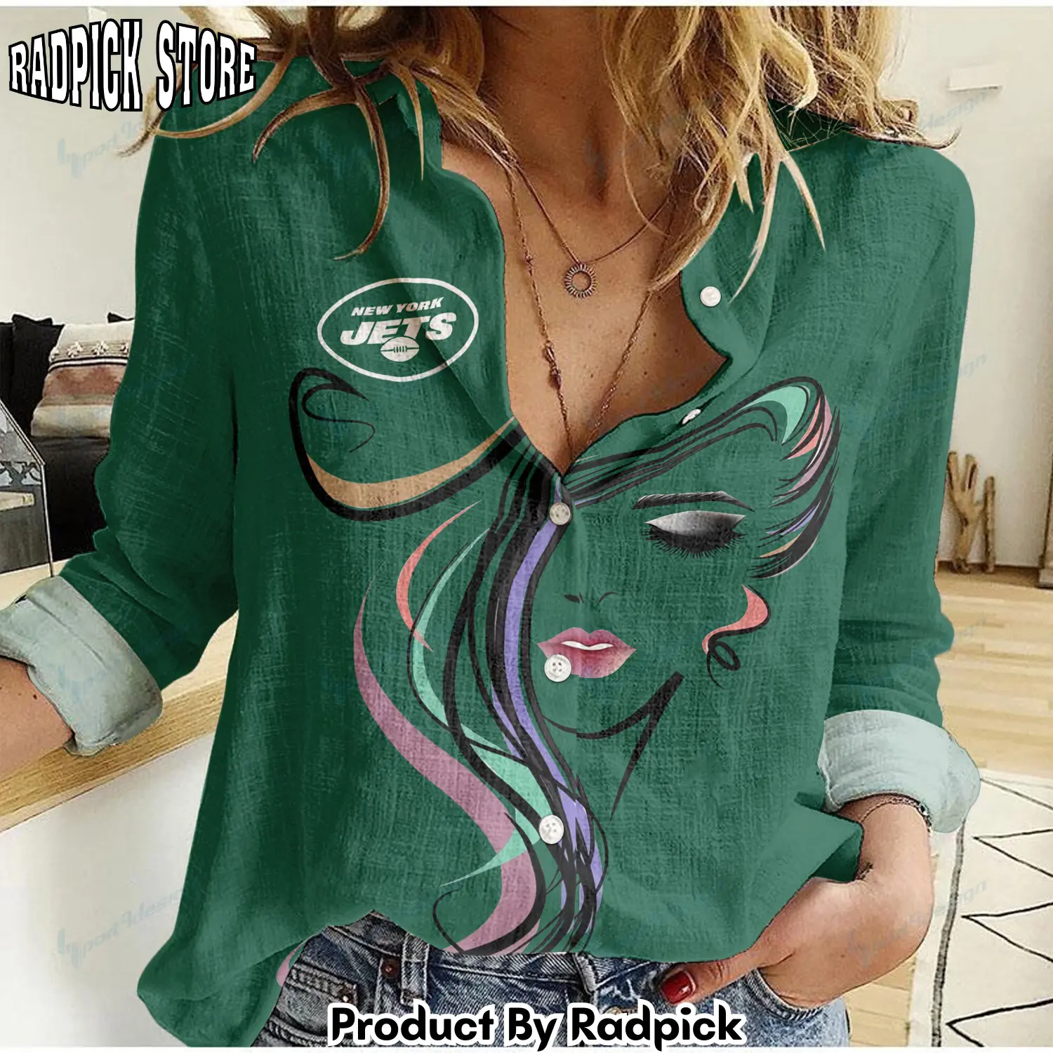 Radpick new york jets woman shirt rp662494